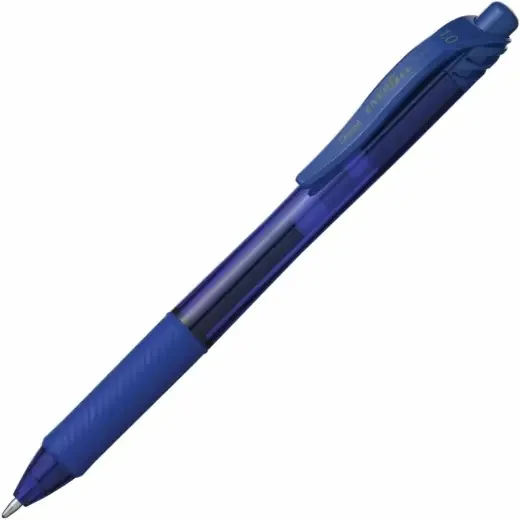 Pentel Energel-X Retractable Gel Pens, Bold Point, 1.0 Mm, Blue Barrel, Blue Ink, Pack Of 12 Pens