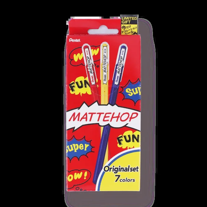 Pentel Mattehop 1.0 mm Gel Pen – Original Set