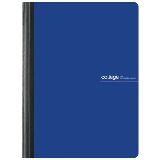 Poly Composition Book, 7-1/4″ x 9-3/4″, College Ruled, 80 Sheets, Blue