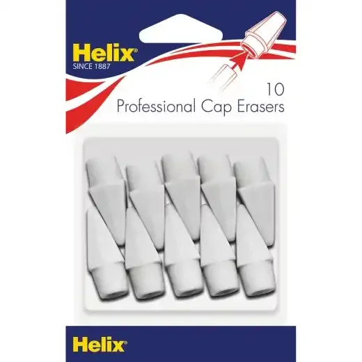 Professional Pencil Cap Erasers Pack Of 10