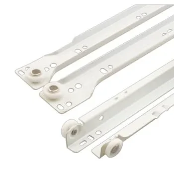 ® Drawer Slides , Bottom Mount , 20″ Set , 19-3/4″ , White