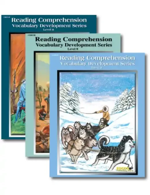 Reading Comprehension & Vocabulary Development Rl 8 (3-Book Set)