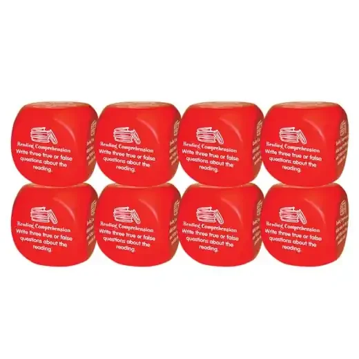 Reading Comprehension Cube Class Set Of 8