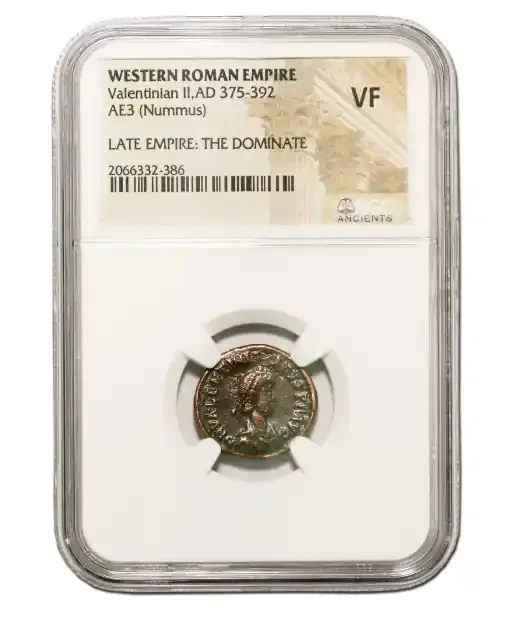 Roman Ae3 Of Valentinian Ii (Ad375-392)Ngc(Vf)
