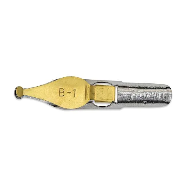 Speedball Broad Edge B-Series Round Calligraphy Nib – B1