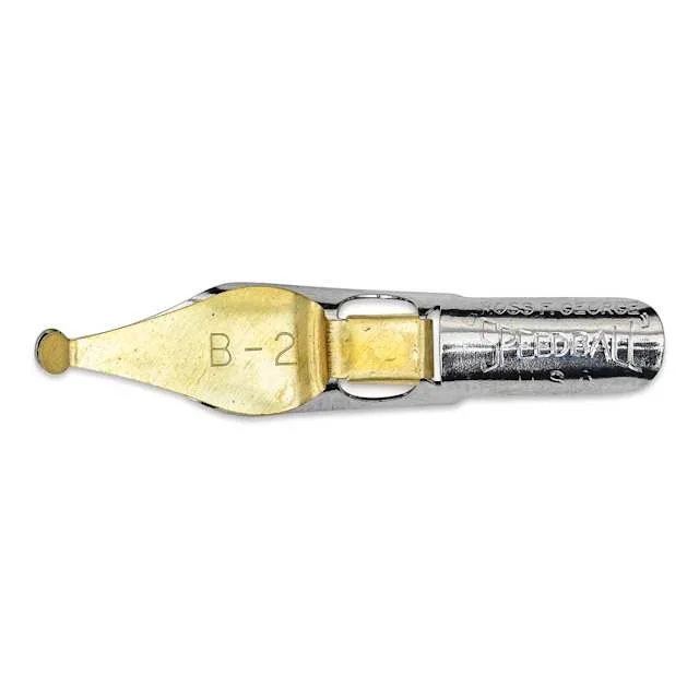 Speedball Broad Edge B-Series Round Calligraphy Nib – B2