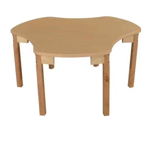 Synergy Union 44″ x 48″ High Pressure Laminate Group Table with Hardwood Legs-22″