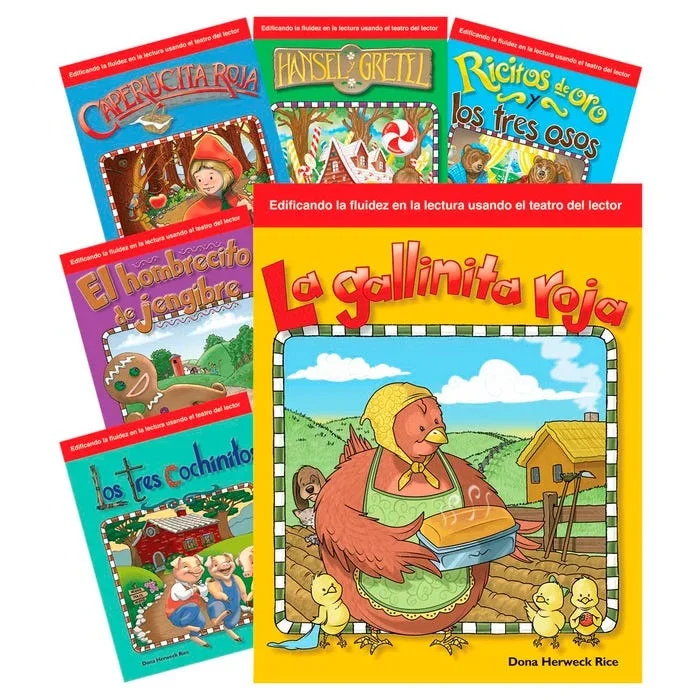 Teacher Created Materials Reader’s Theater: Folk & Fairy Tales Spanish Set, Grades K to 1, Set of 8