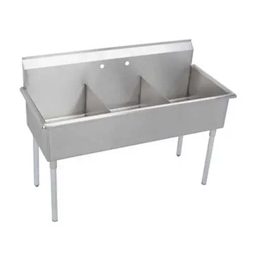 Three Compartment Budget Sink – BK Resources BK8BS-3-18-12