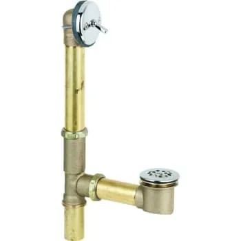 Trip-Lever Bath Waste Drain 20-Gauge Brass