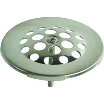 Tub Drain Strainer Domed Hole Pattern 2-7/8″ Brushed Nickel