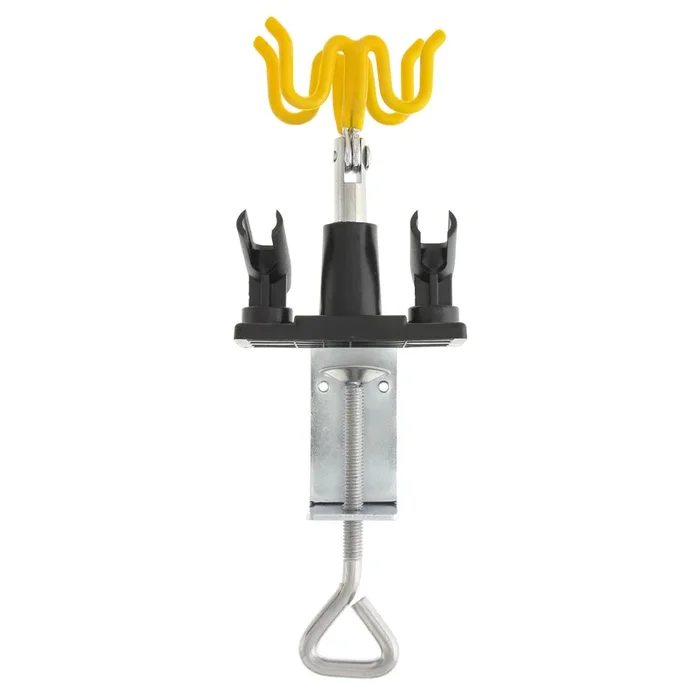 Universal Clamp-On 4-Airbrush Holder – Airbrush Accessories & Supplies for Garage or Workspace