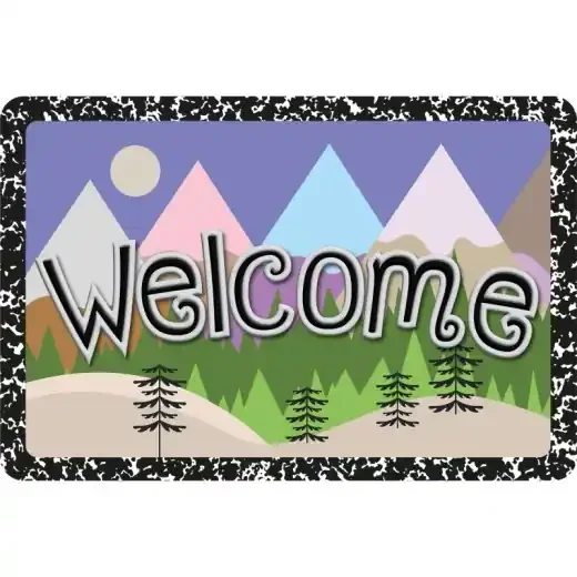 Welcome Mat Magic Mountains 15.5 X 23.5In