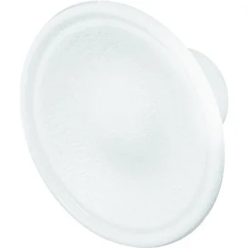 White Plastic Cabinet Pull Knob, Pack Of 5