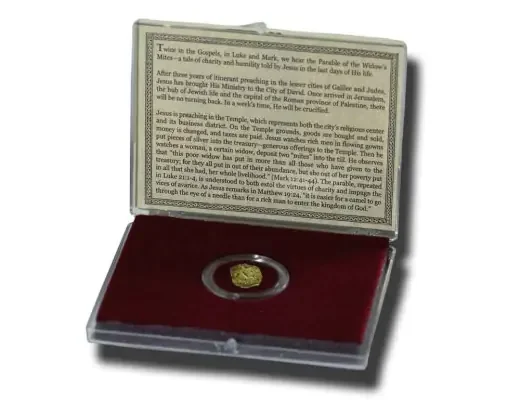 Widow’S Mite Judean Prutah (Clear Box)