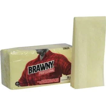 Yellow Disposable Microfiber Cloth (4-Case)