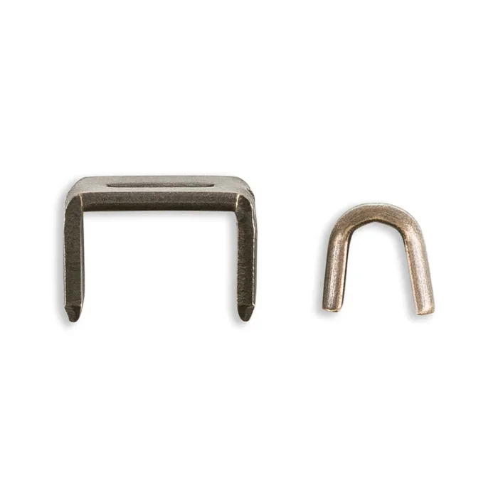 YKK #10 Zipper Top (10 Each) & Bottom (5 Each) Stops – Antique Brass