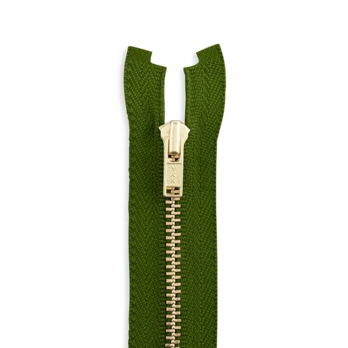 YKK #3 14″ Brass Jacket Zipper – Beige (572)