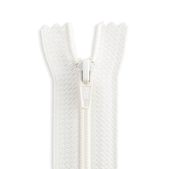 YKK #4.5 24″ Nylon Coil Non-Separating Pant / Skirt / Dress / Handbag / Purse Zipper – Ivory (841)