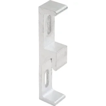 Zinc Sliding Glass Door Keeper (2-Pack) (Aluminum)
