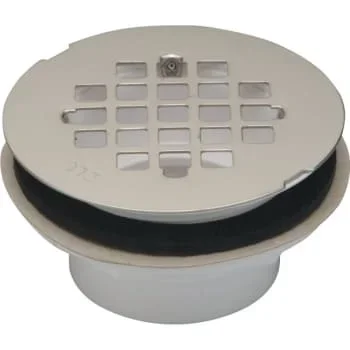 Zurn Fd2270-Pv2 – 2″ Pvc Shower Stall Drain, 4 1/4″ , Steel Strainer